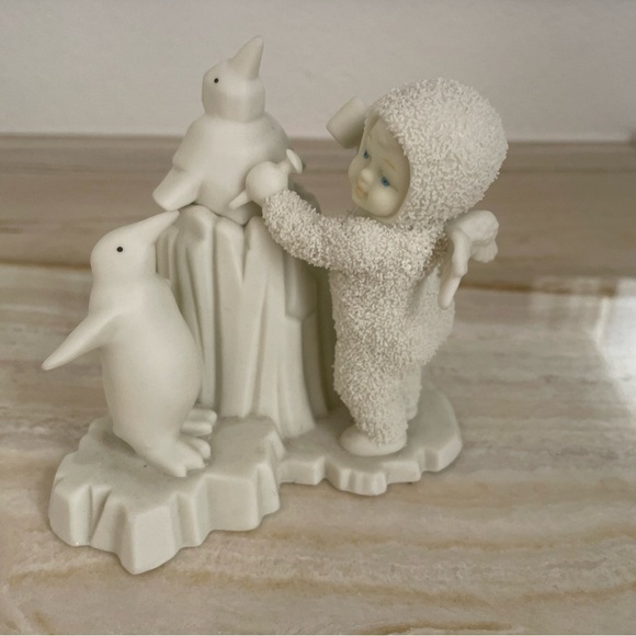 Department 56 Other - Retired Snowbabies "I'm Making An Ice Sculpture" Department 56